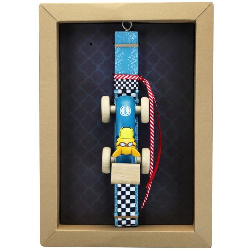 Easter Candle Car with tiger driver