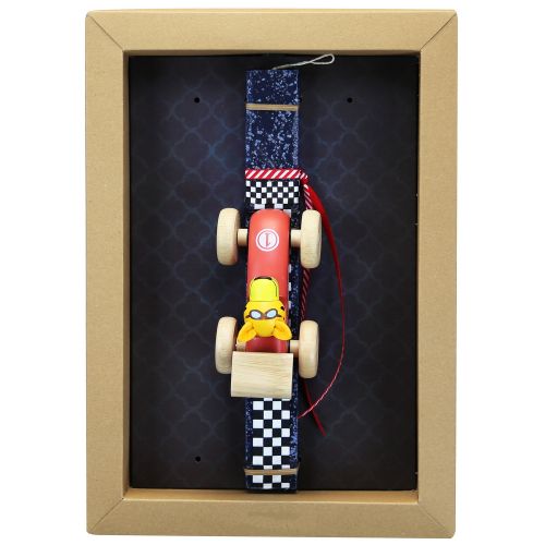 Easter Candle Car with tiger driver