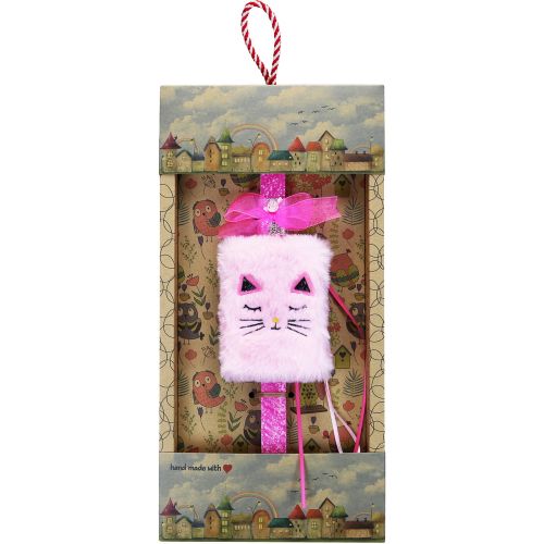 Easter candle with Plush Notebook - Cat