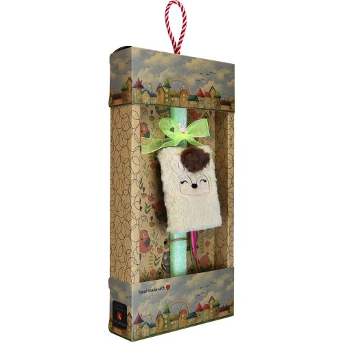 Easter candle with Plush Notebook - Deer