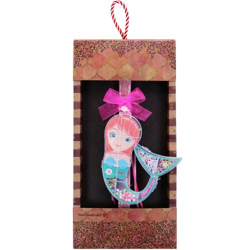 Easter candle with DIY Jewelry Set - Mermaid