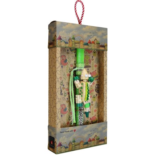 Easter candle with Transformer Animal - Crocodile