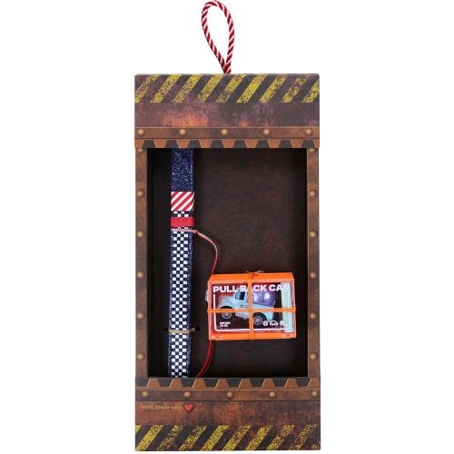 Easter candle with Pull-Back Car - Concrete Mixer
