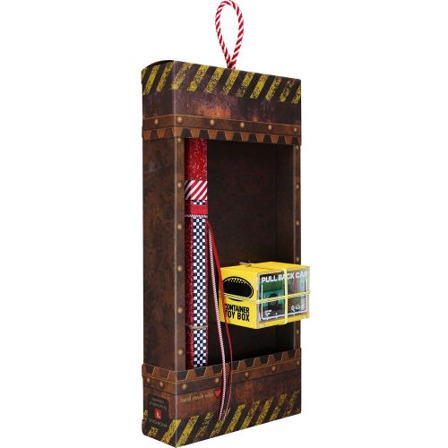 Easter candle with Pull-Back Truck - Green Construction