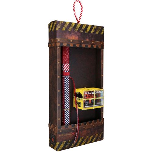 Easter candle with Pull-Back Truck - Bulldozer