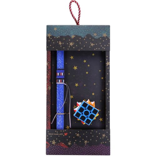 Easter candle with Cube - Blue