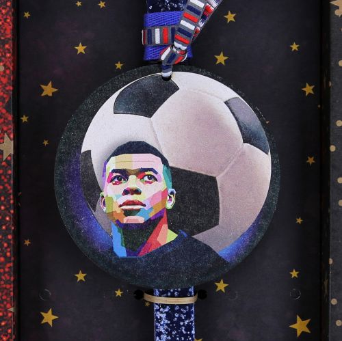 Easter candle with Football Star - No1