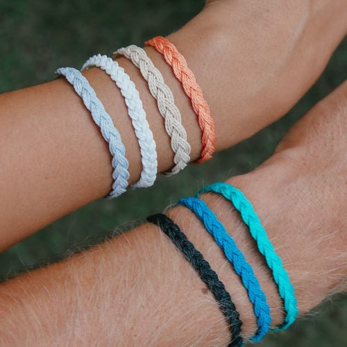 Βραχιόλι σχοινί γκρι