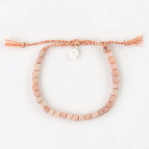 Βραχιόλι με χάντρες - ροζ