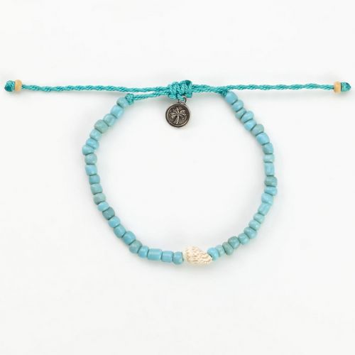 Βραχιόλι με κοχύλι - γαλάζιο