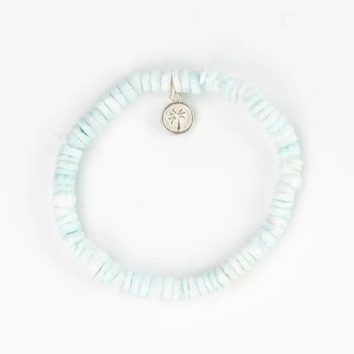 Βραχιόλι με κοχύλια - Λευκό