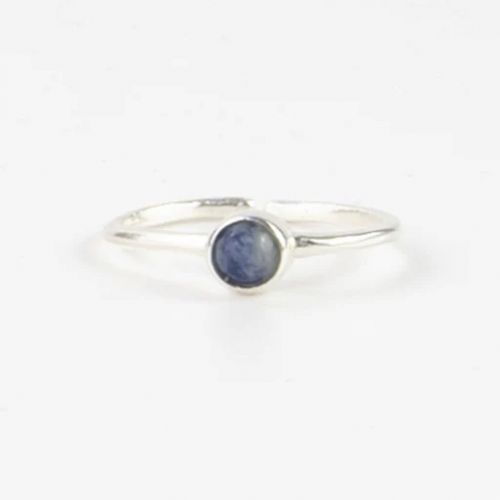 Adjustable, silver plated ring