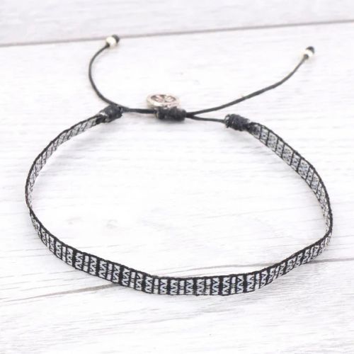 Βραχιόλι ποδιού υφαντό - Α/Μ