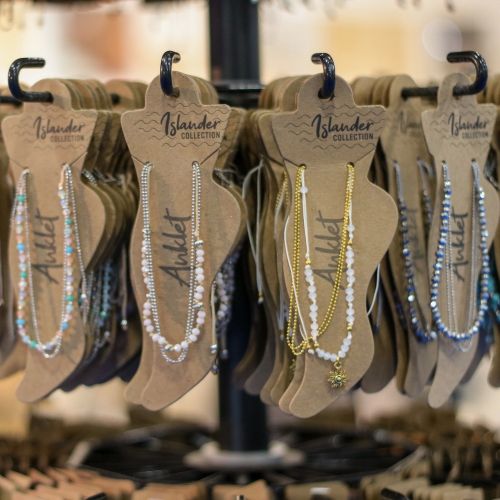 Βραχιόλι ποδιού αλυσίδες  - aqua