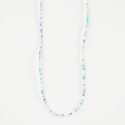 Κολιέ mini χάντρες - Σιέλ