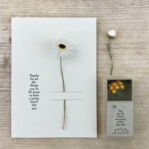 Dried flower matchbox-You are the friend