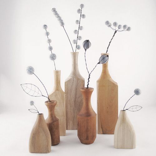 Rusty wire Cow parsley-Grey