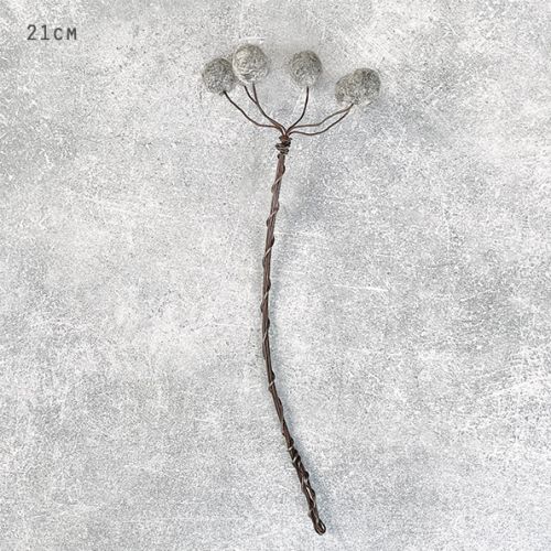 Rusty wire Cow parsley-Grey