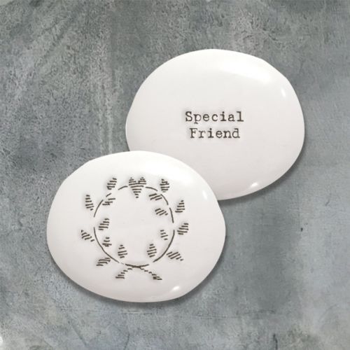 Porcelain pebble-Special friend