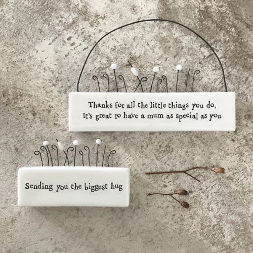 Porcelain scene-Sending you the biggest hug