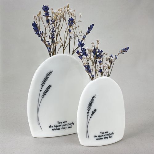 Flat vase-You are the friend