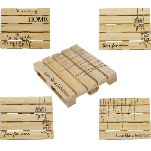 Παλέτα σκίτσο μίνι 10 x 10 εκ. ξύλινη