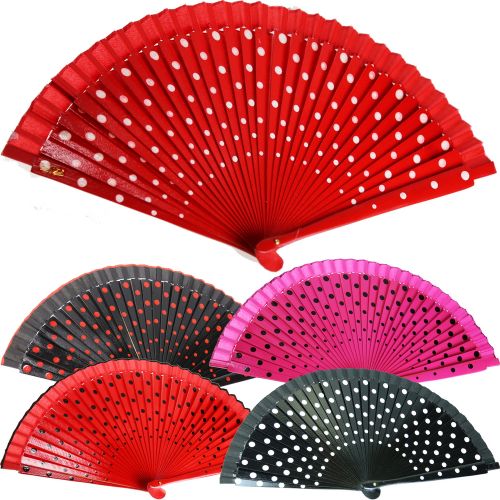 Βεντάλια πουά ξύλινη