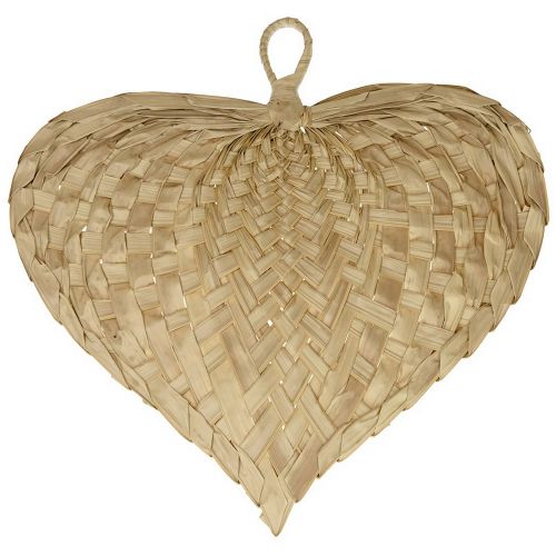 Βεντάλια ψάθινη 78x65 - φυσικό