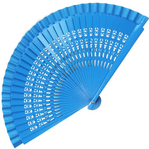 Βεντάλια φυσικό ξύλο σχέδιο 23εκ.