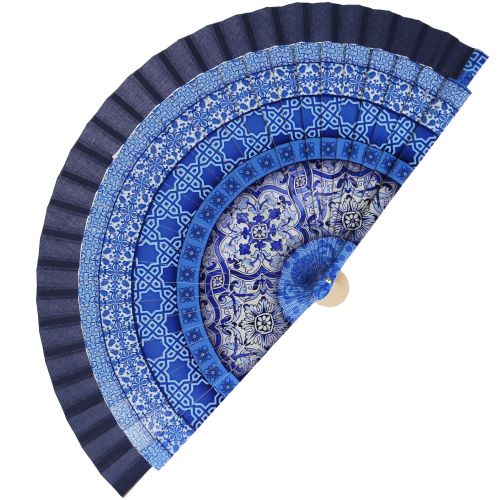 Βεντάλια Mandala 23εκ. ξύλινη