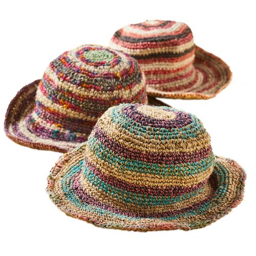 Καπέλο ρίγες rainbow 