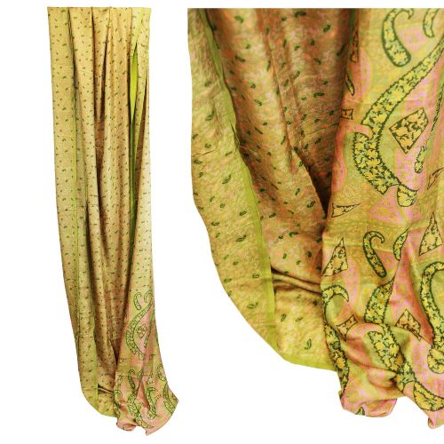 Old rayon sari approx 5m asst'd