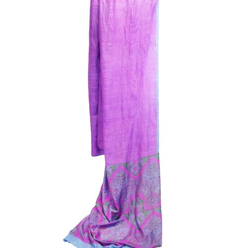 Old rayon sari approx 5m asst'd