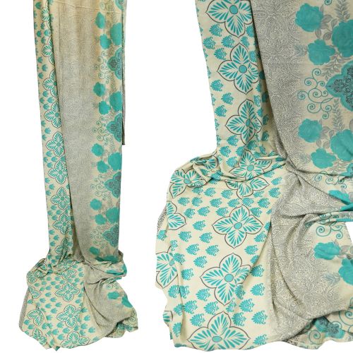 Old rayon sari approx 5m asst'd