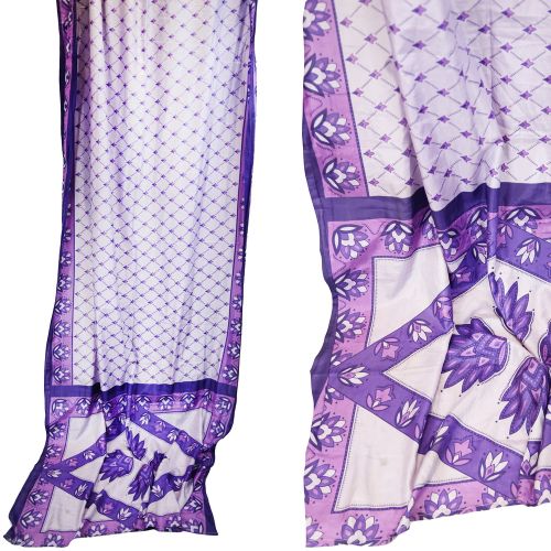 Old rayon sari approx 5m asst'd