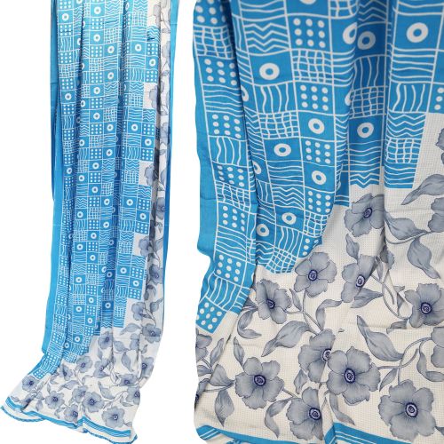 Old rayon sari approx 5m asst'd