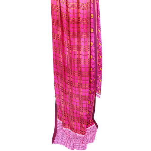 Old rayon sari approx 5m asst'd