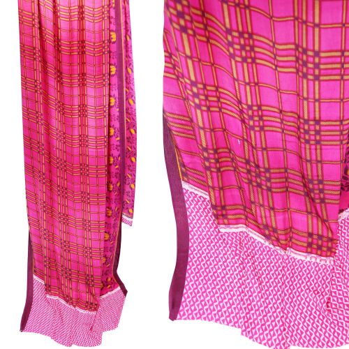 Old rayon sari approx 5m asst'd