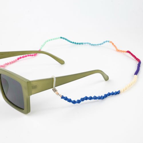 Κορδόνι γυαλιών μακραμέ - πολύχρωμο