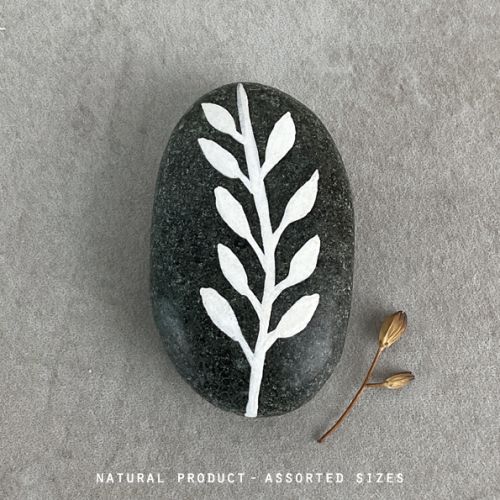 Pebble grey- Stem with leaves