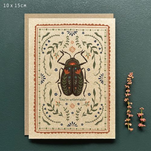 Κάρτα Insect -You're unbeetable