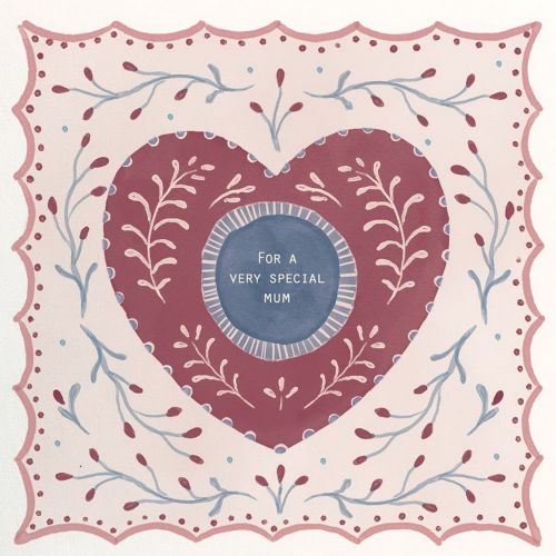 Κάρτα Folk art-For a very special mum