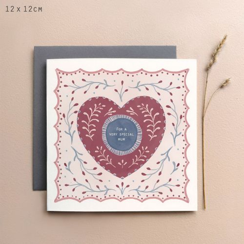 Κάρτα Folk art-For a very special mum