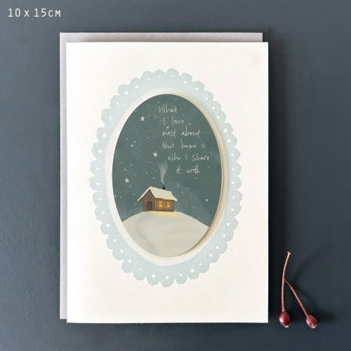 Starry night card-Love most about this home