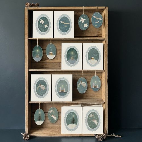 Starry night card-Merry Christmas