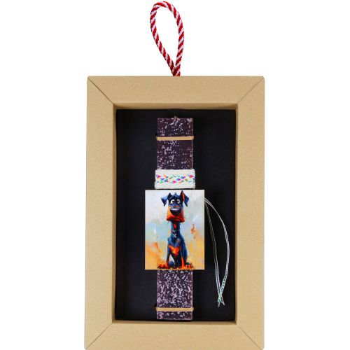 Λαμπάδα Μαγνητάκι pet - Σκύλος Blacky