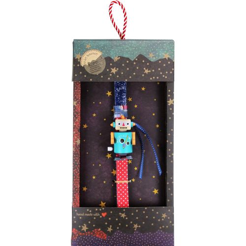 Λαμπάδα Ρομπότ ξύλινο κουρδιστό - Βεραμάν