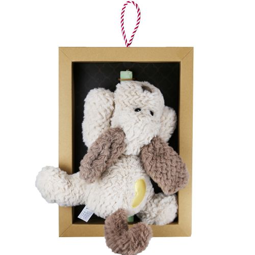 Λαμπάδα Λούτρινο σκυλάκι heart - Gold