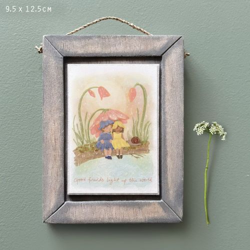 Καδράκι Flower folk-Good friends