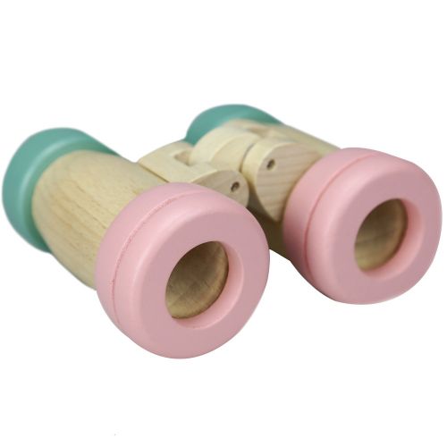 Wooden kaleidoscope binoculars 14 cm